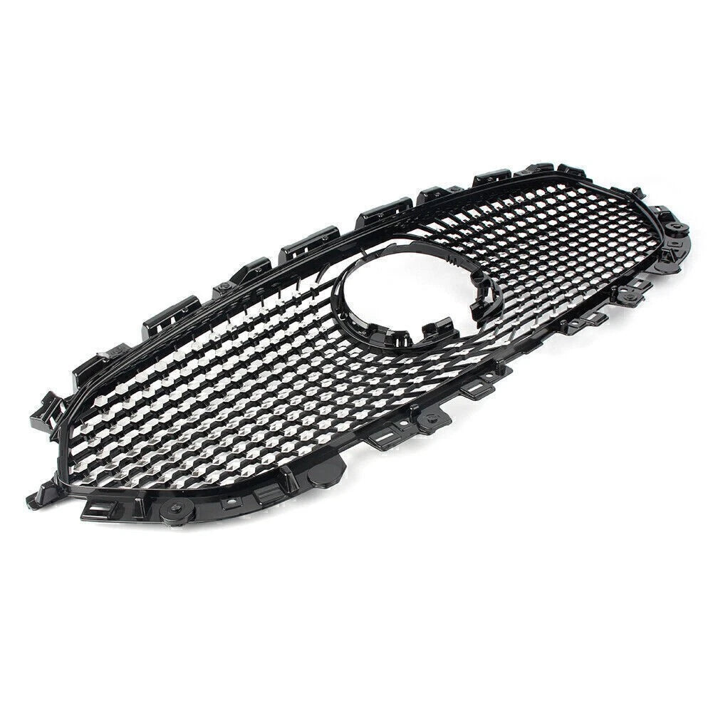 Front Upper Bumper Grille for Mazda CX-5 2017-2021 Black Grille Cover
