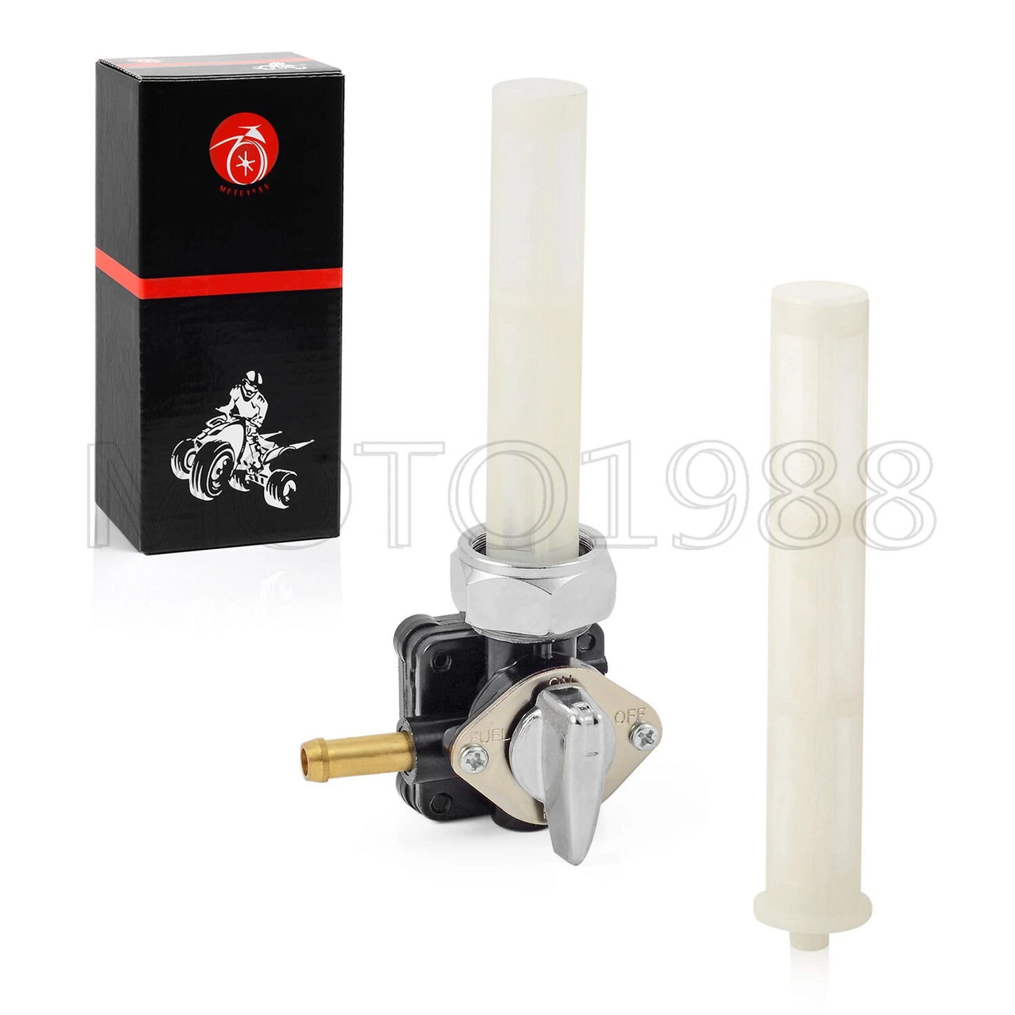 Fuel Valve VACUUM Petcock 22mm for Dyna FXDL Low Rider (2000–2006)