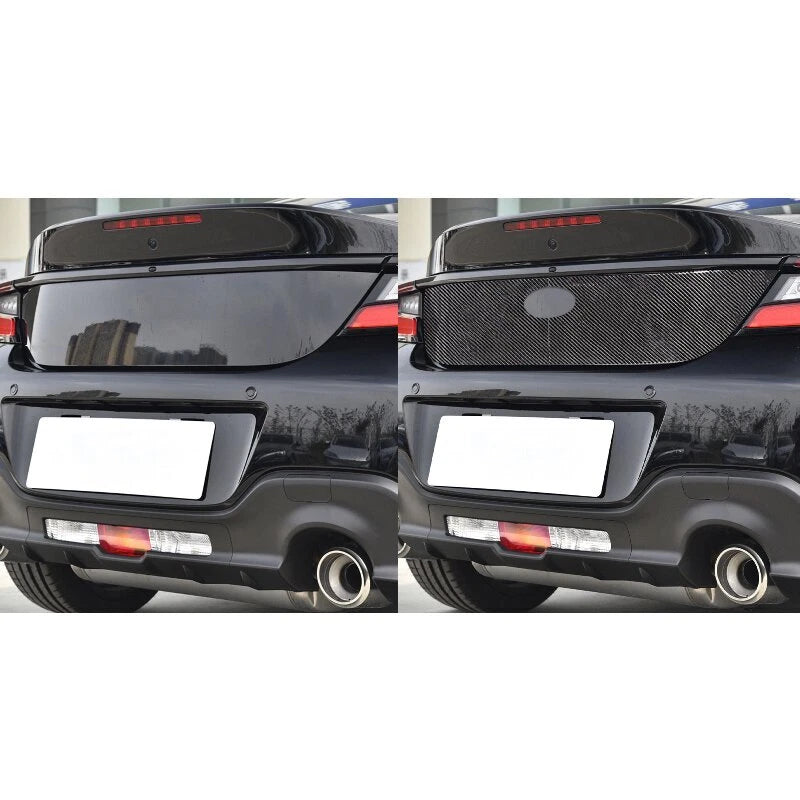 Carbon Fiber Rear Trunk Tailgate Panel Cover for Toyota GR86/Subaru BRZ 2022+