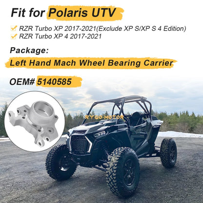 Left Hand Mach Wheel Bearing Carrier for Polaris RZR XP Turbo (2017–2021)