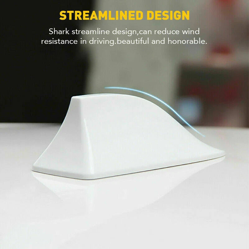 Shark Fin Roof Antenna for Universal Cars - Black FM/AM Radio Antenna