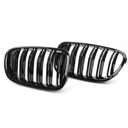Gloss Black Front Kidney Grille for BMW 5-Series F10 F11 (2010-2016)