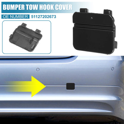 Rear Bumper Tow Hook Cover for BMW 3 Series E90 E91 (2009-2012) Black