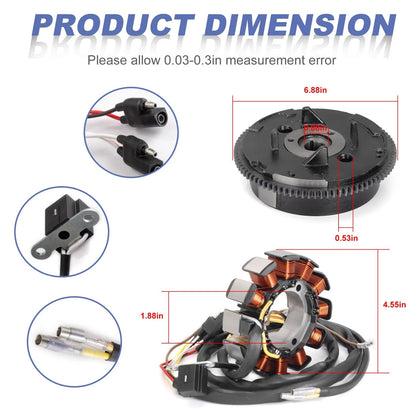 Stator w/ Rotor Flywheel for Polaris Sportsman 500 HO (1999–2002)