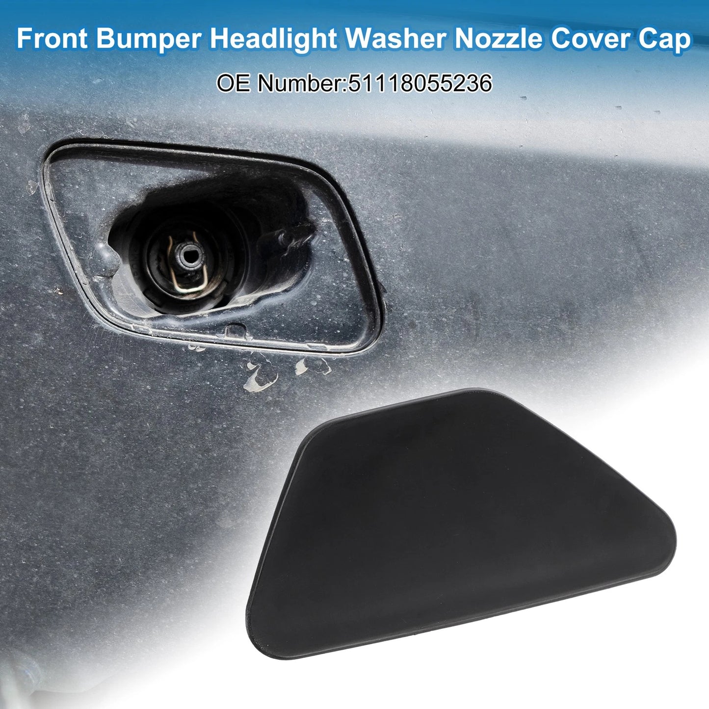 Bumper Headlight Washer Nozzle Cover for BMW M5 (2013-2016)