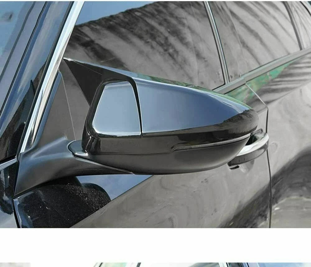 Glossy Black OX Horn Rear View Mirror Covers for Honda Accord (2018-2021)