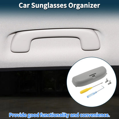 Sunglasses Case for Toyota Camry 2018-2022 Eyeglasses Holder Storage Box Grey