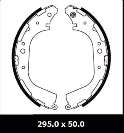 Overhaul Rear Brake Shoe Drum for Nissan Pathfinder R50 (1999–2004)