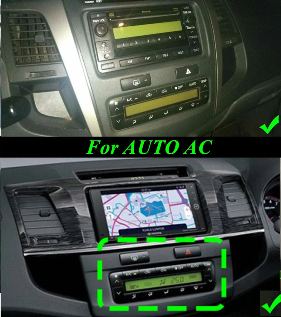 9.7" Android 10.1 Stereo Radio GPS for 2005-2014 Toyota Fortuner/Hilux