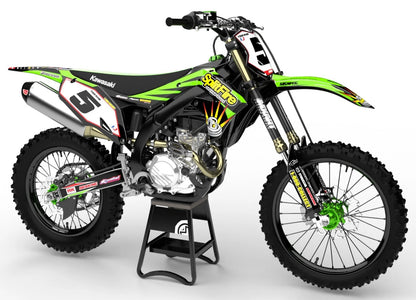 Sticker Kit for Kawasaki KX 450F RYTHM Style Decals (2016-2018)