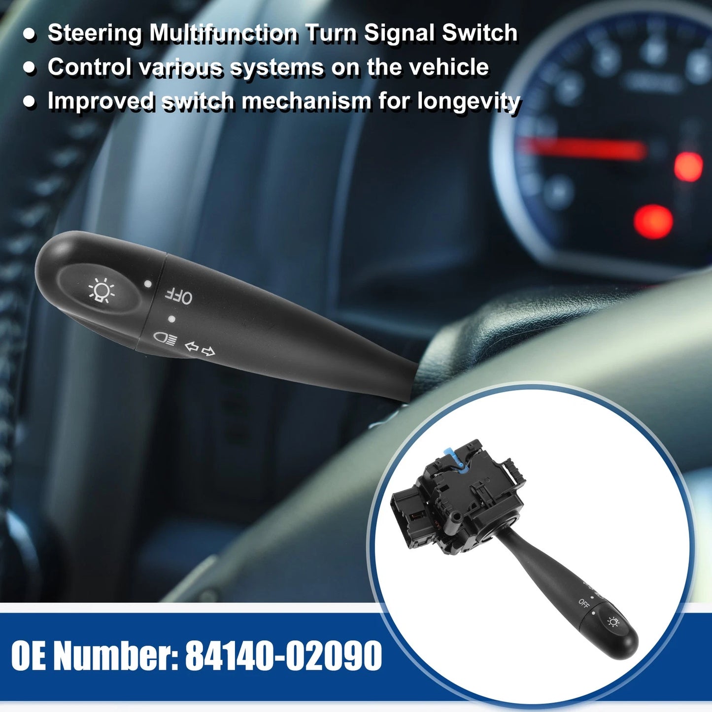 Steering Column Multifunction Turn Signal Switch for Toyota Corolla