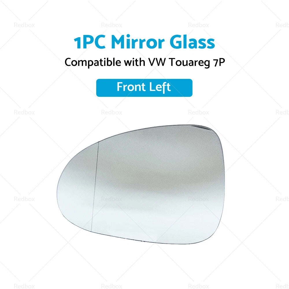 Heated Left Mirror Glass for VW Touareg 2011-2018