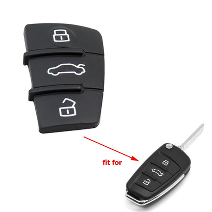 Replacement Remote key Fob Rubber Pad Fit For Audi A6 A4 A2 A8 TT Q7