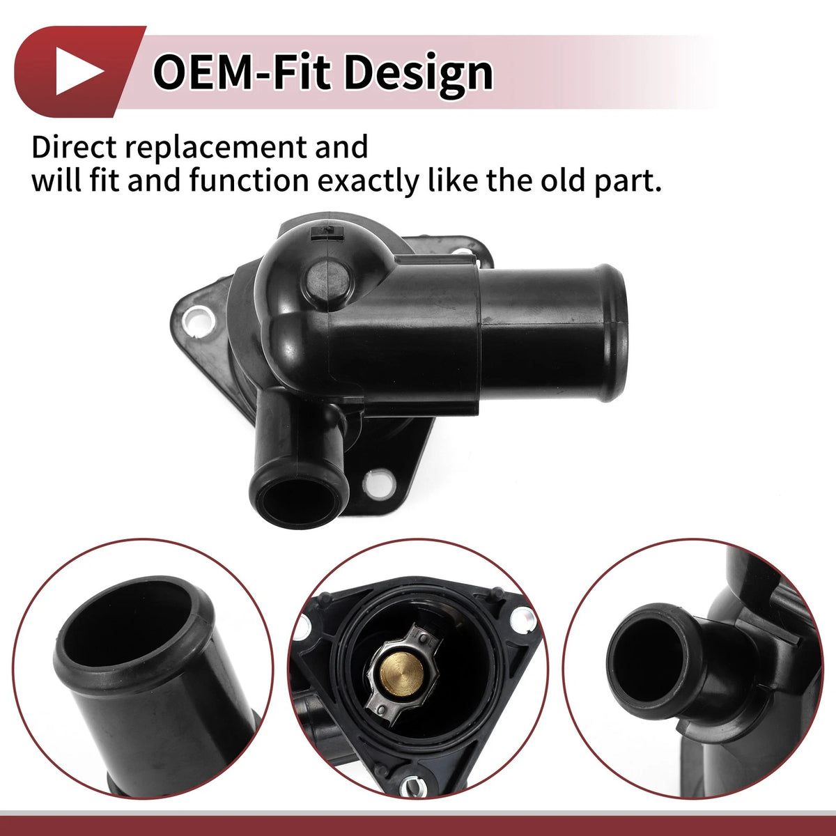 Engine Coolant Thermostat Housing for Toyota Avanza Yaris Vios (2005-2023)
