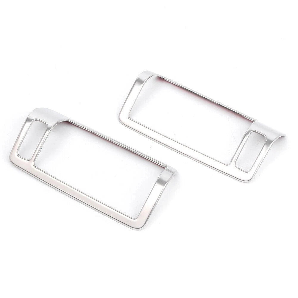2 x Silver Interior Air Vent Outlet Covers for Volvo XC90 (2015-2018)