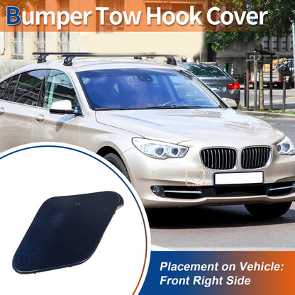 Front Right Tow Hook Cover for BMW 535i (2011-2016) - Deep Sea Blue