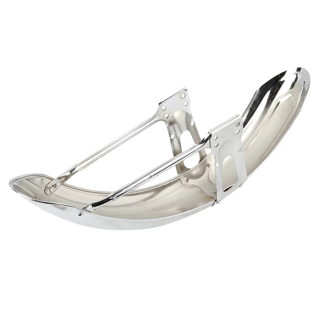 Chrome Metal Front Mudguard for Honda CG125 (2000-2023)