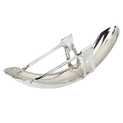 Chrome Metal Front Mudguard for Honda CG125 (2000-2023)