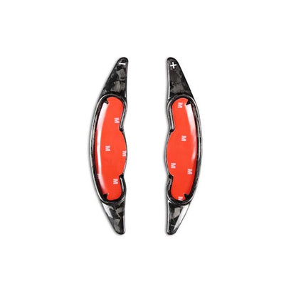 Carbon Fiber Steering Wheel Paddle Shifter Extension Fit For Mini Cooper F60