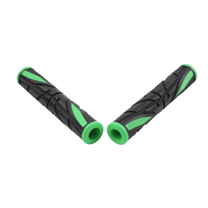 Universal Green Brake Clutch Handle Bar Grips for Motorcycles