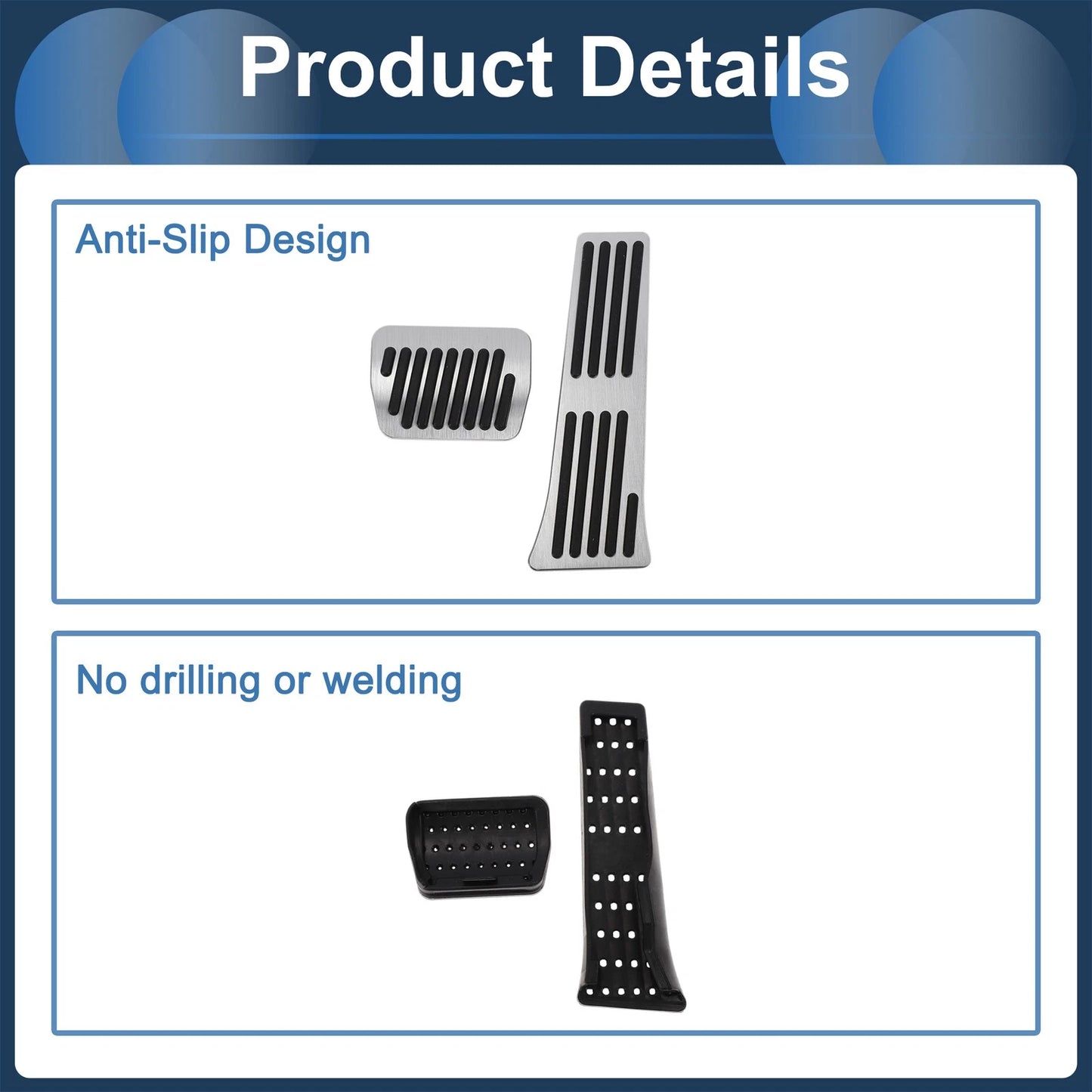 Automatic Foot Accelerator Pedal Covers for Ford Explorer (2020-2023)