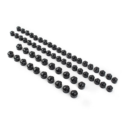 Black Engine Bolt Caps Cover for Harley Touring Road Street King Glide Softail
