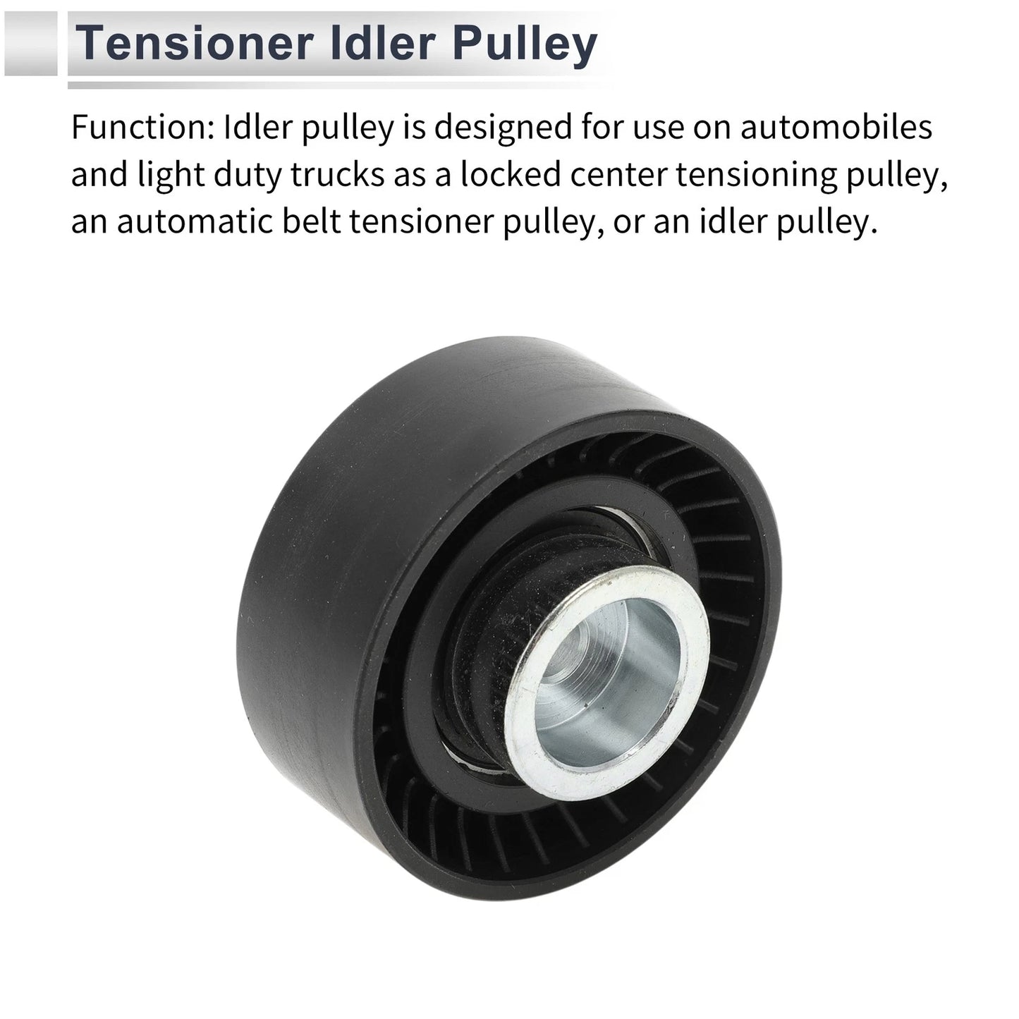 Drive Belt Idler Pulley for Ford Transit (2000-2014) - 1 x Quality Replacement
