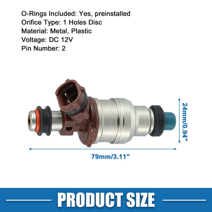 Fuel Injector 6 x No.23209-65020 for Toyota 4Runner SR5 (1989-1995)