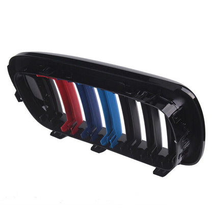 Gloss Black Front Hood Kidney Grille for BMW F15 F16 X5 X6 (2014-2018)