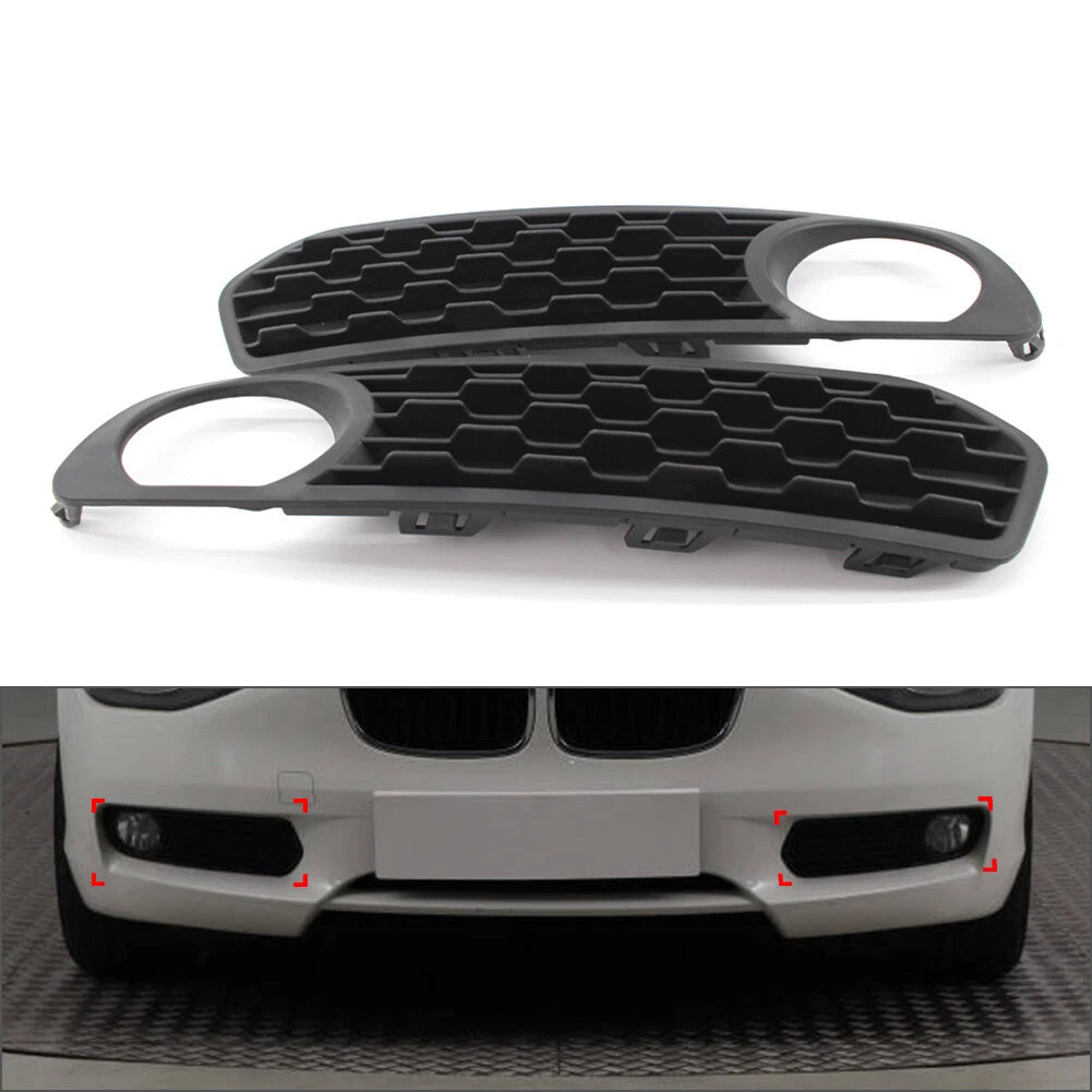 Front Fog Light Grilles for BMW 1-Series F20 F21 (2011-2015)