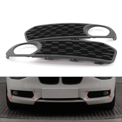 Front Fog Light Grilles for BMW 1-Series F20 F21 (2011-2015)
