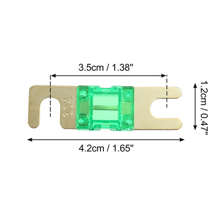 6pcs 30A AFS Mini ANL Fuse for Car Truck Motorcycle Boat Audio CDs