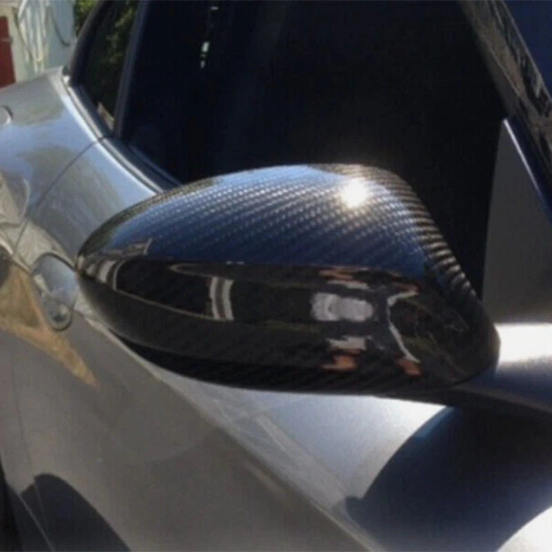 Real Carbon Fiber Stick-on Side Mirror Shell Cover Caps for BMW Z4 E85 2002-2008