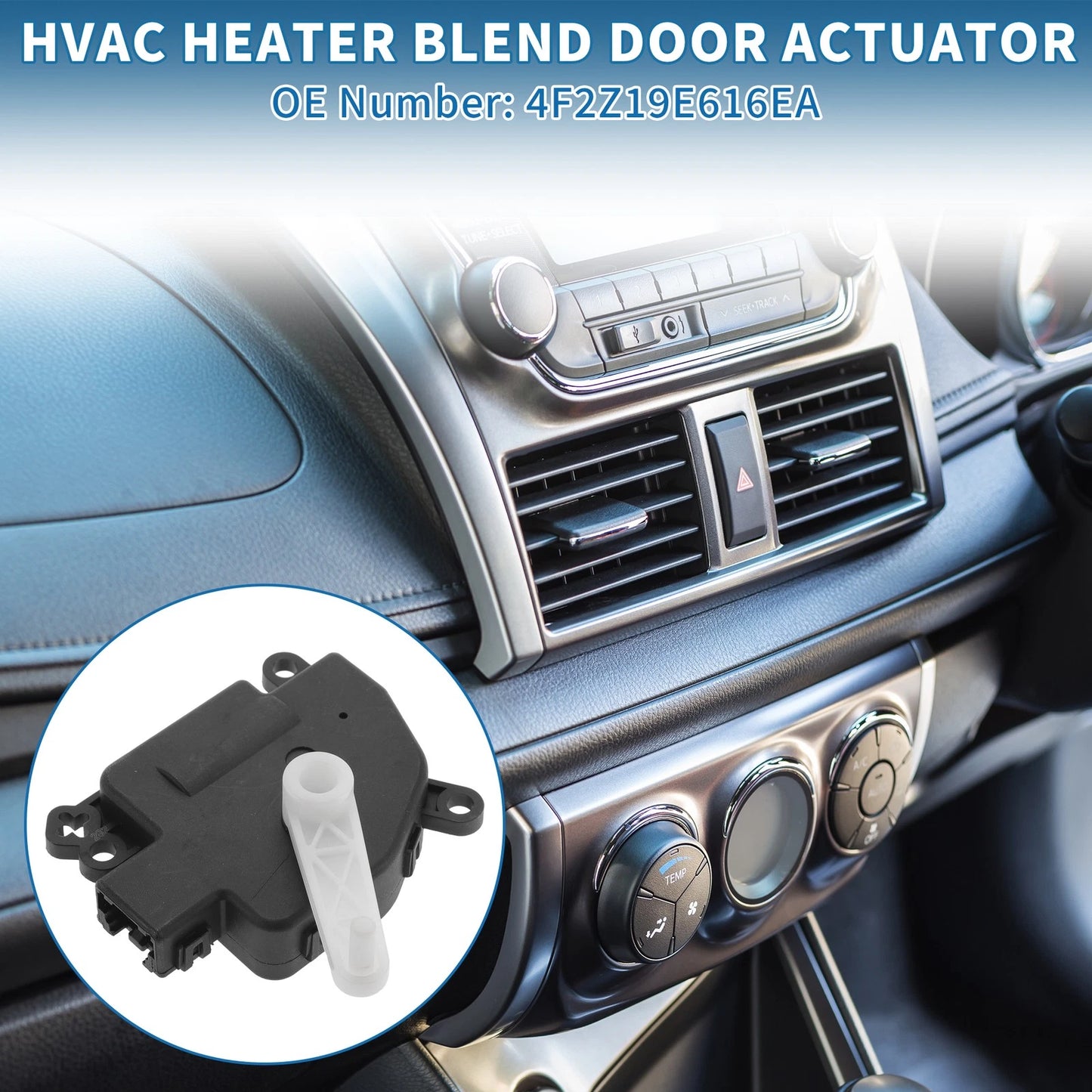 HVAC Heater Blend Door Actuator for Ford Freestar (2004-2007)