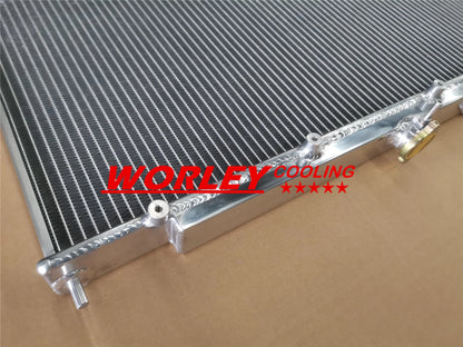 2 Row Aluminum Radiator for Mitsubishi Lancer EVO4 EVO5 EVO6 (1996-2001)