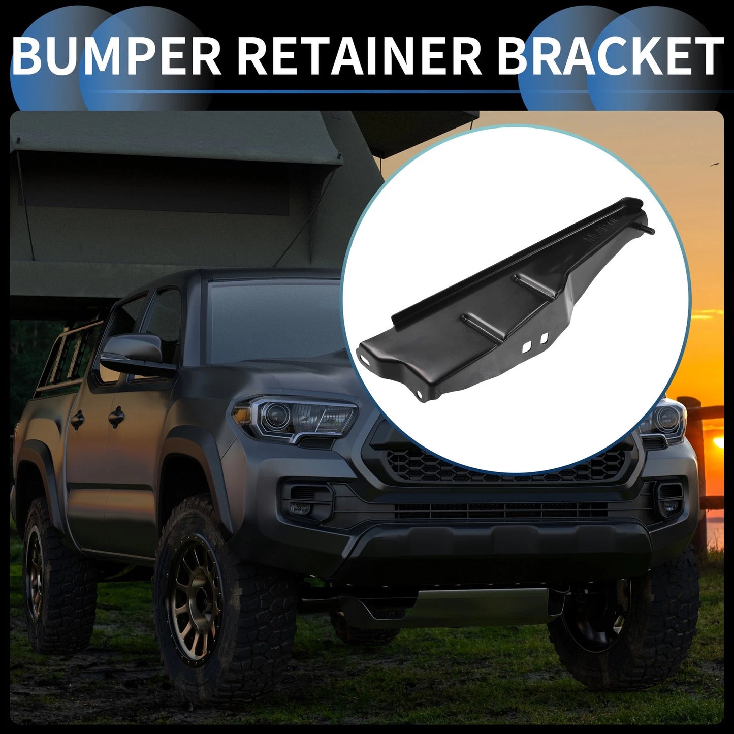 1 Pc Left Front Bumper Support Bracket for Toyota Tacoma (2011–2016)