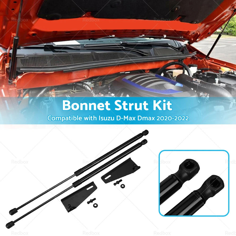Front Hood Bonnet Gas Struts for Isuzu D-Max 2020-2022