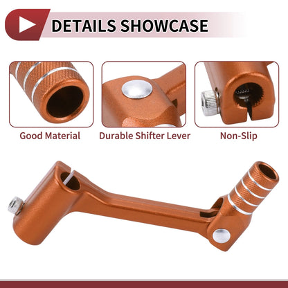 Folding Shifter Lever for Bosuer Cheetah Orange