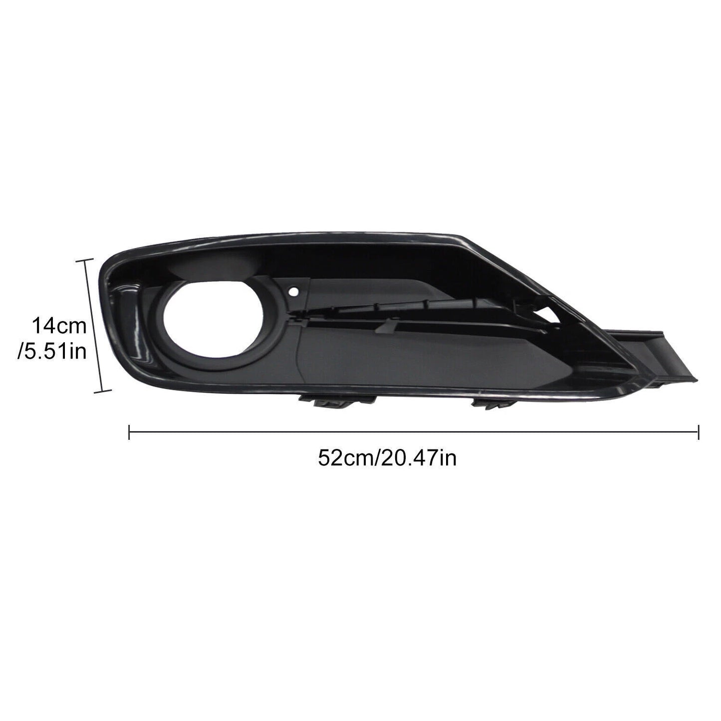 Front Bumper Fog Light Bezel Grille Cover Trim for BMW F30 320i 328i 335i (2012-2015)