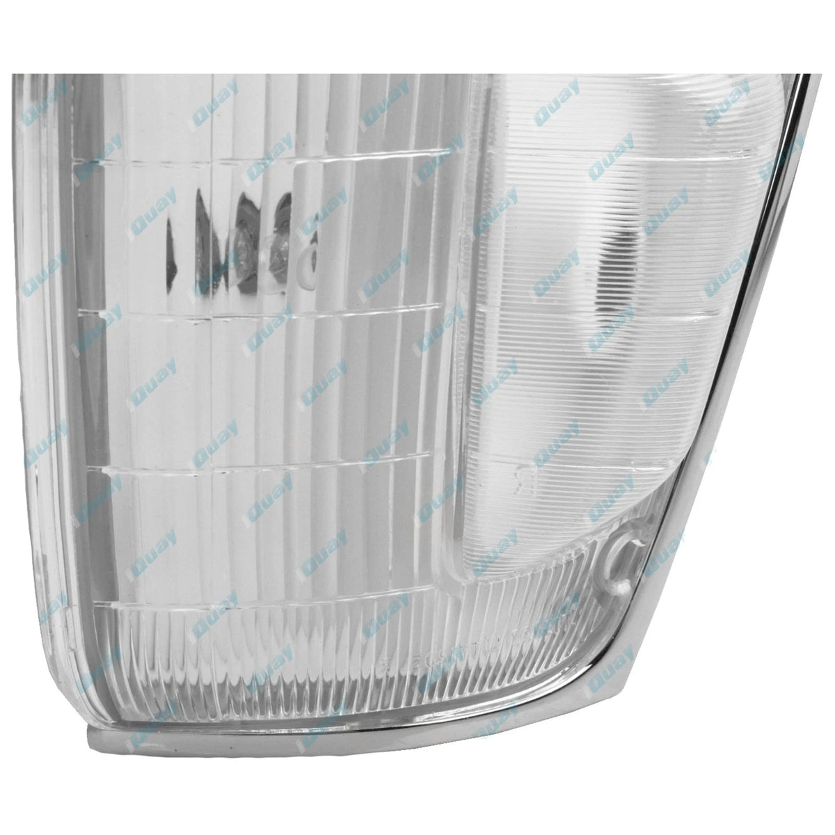 Chrome Corner Indicator Lights Pair w/Clear Hump for Toyota Hilux (1994-1997)