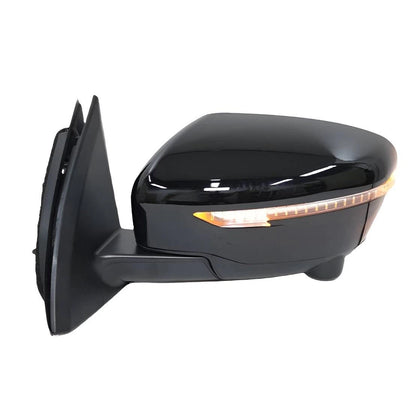 Electric Door Wing Mirror Black Left Side for Nissan Qashqai (2014-2018)