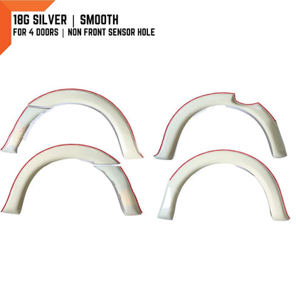 18G Silver Fender Flares for Ford Ranger PX3 (2018-2021)