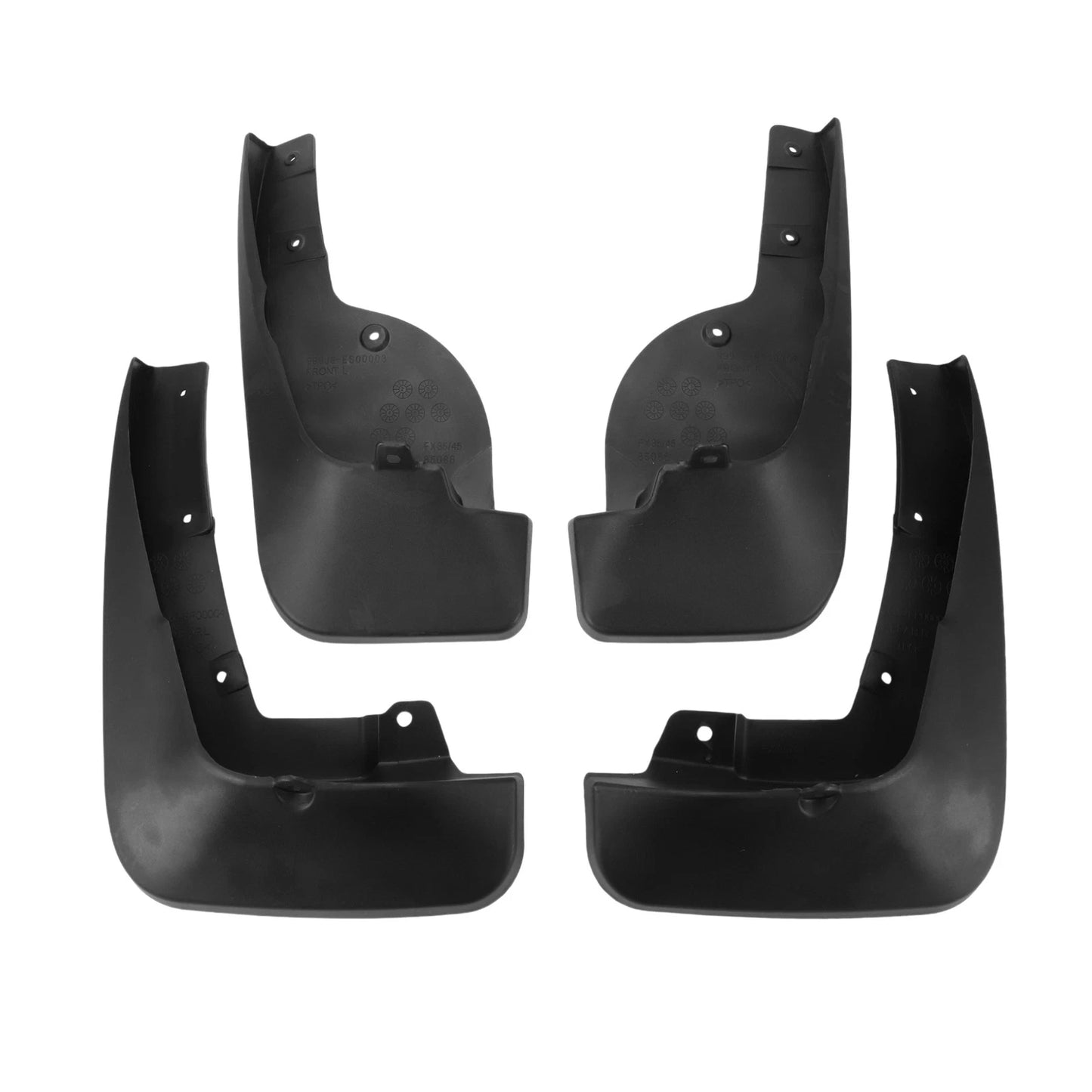 Mud Flaps & Splash Guards Front & Rear for Infiniti FX35 (2004 - 2008)