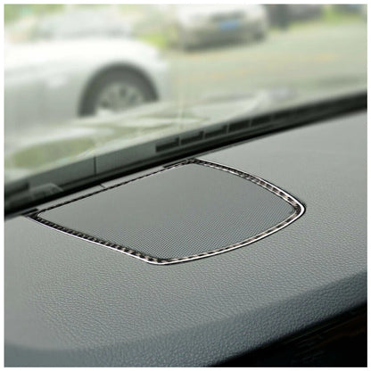 Carbon Fiber Dashboard Speaker Trim Cover for BMW 5 F10 (2011-2017)