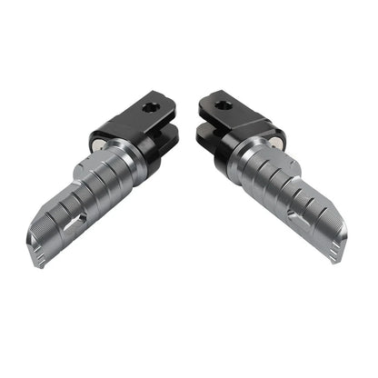 Grey Front Footrest Pegs for BMW R Nine T, F900R, F900XR (2020-2023)