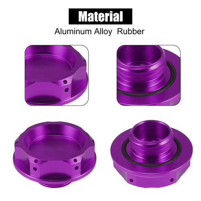 Purple Gas Engine Oil Filler Cap Cover for Subaru Impreza Outback Legacy