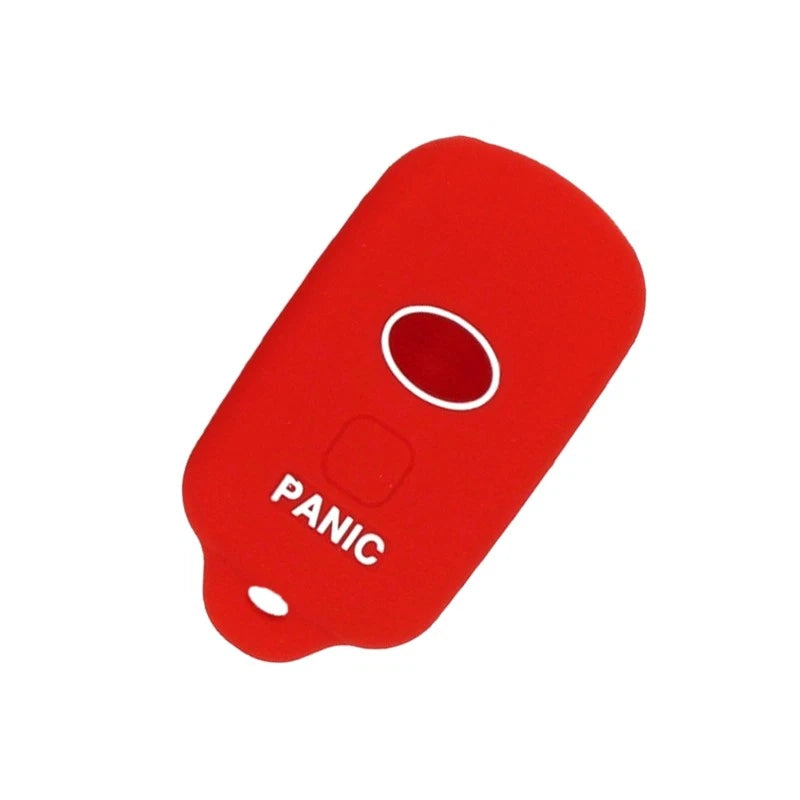 Red Silicone Smart Key Cover Case for Toyota Camry Corolla RAV4 Tacoma (2018-2023)