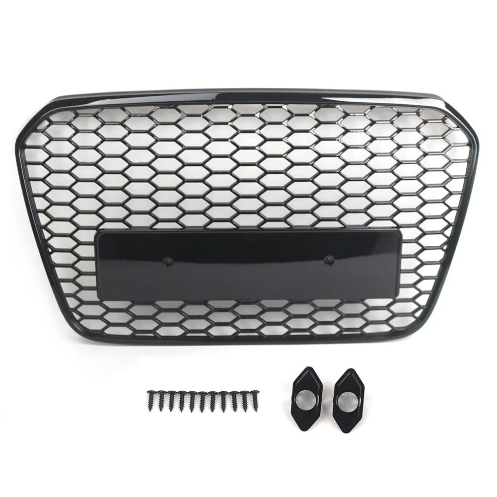Front Bumper Mesh Grille for Audi A6 S6 C7 (2012-2015)