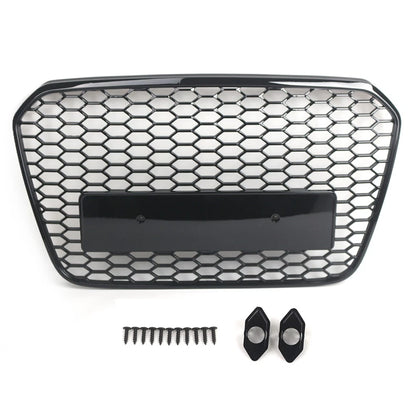 Front Bumper Mesh Grille for Audi A6 S6 C7 (2012-2015)
