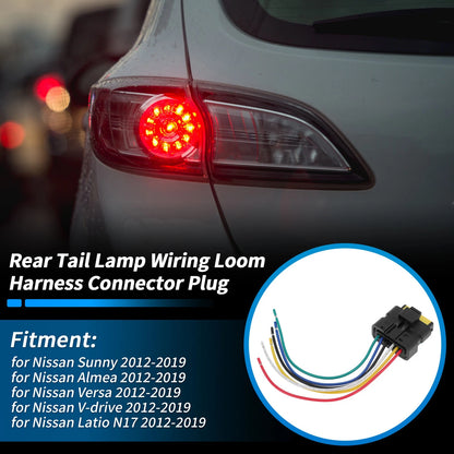 Rear Tail Light Harness for Nissan Sunny (2012-2019)